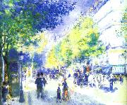 Pierre Renoir Les Grands Boulevards Spain oil painting artist